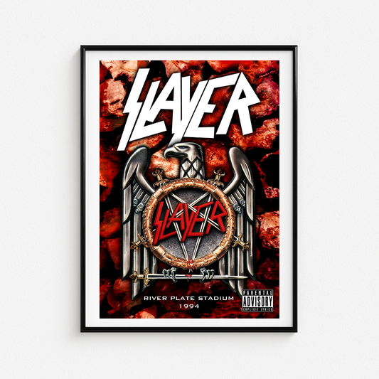 Cuadro Slayer River Plate Stadium 1994