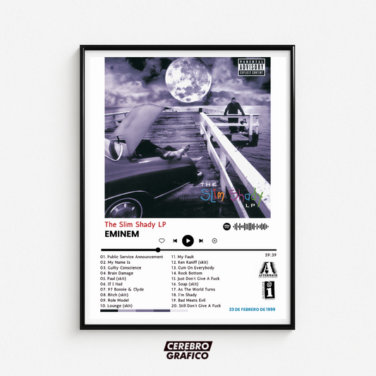 Cuadro Música Eminem - The Real Slim Shady LP
