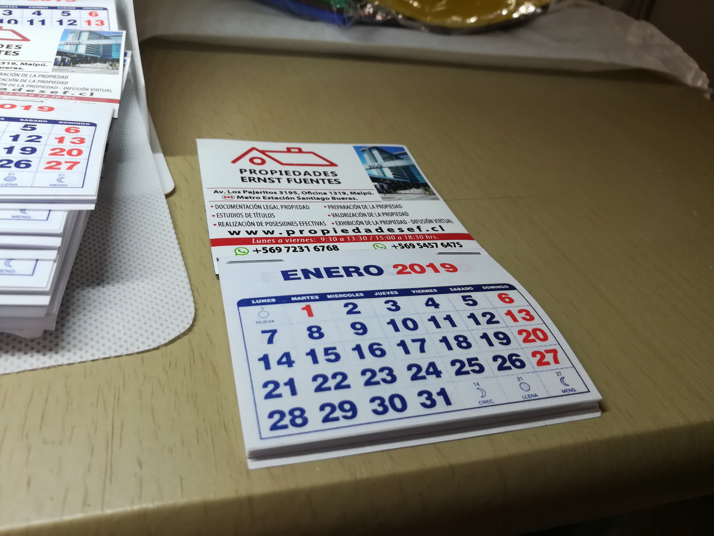 Imantado con calendario